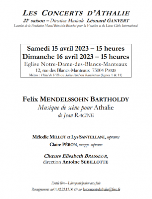 Athalie de Mendelssohn